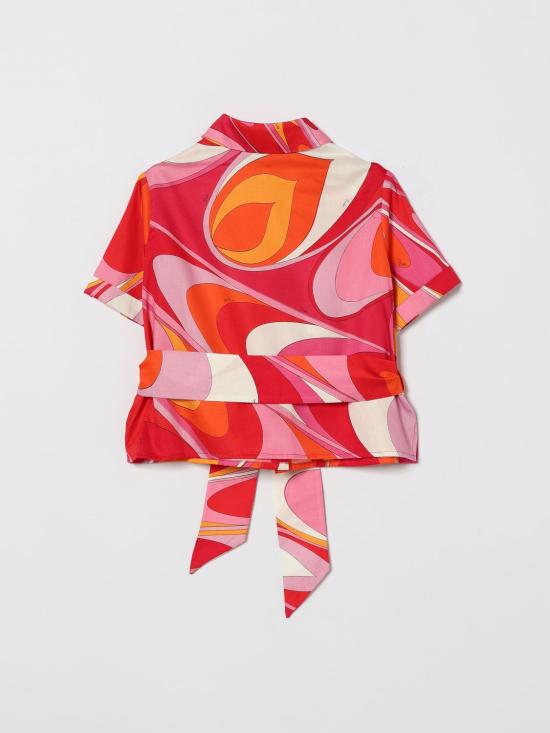 26SS [키즈] 푸찌 블라우스 PY5A21S0232 50EAR Red - PUCCI