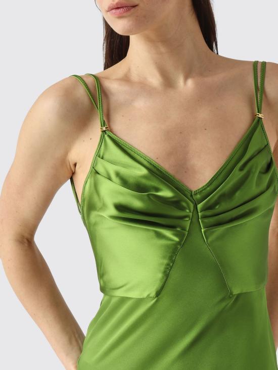 26SS 엘리자베타프랜치 롱 원피스 ABR3362E2 EV3 Green - ELISABETTA FRANCHI