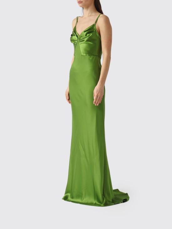 26SS 엘리자베타프랜치 롱 원피스 ABR3362E2 EV3 Green - ELISABETTA FRANCHI