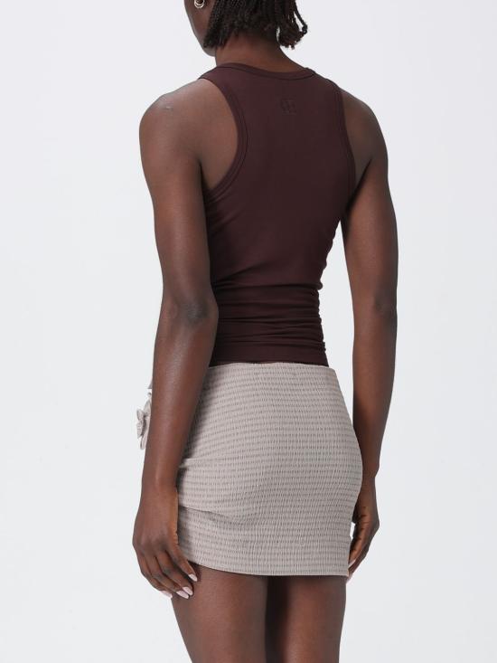 26SS 마그다뷰트림 민소매 티셔츠 166526 Brown - MAGDA BUTRYM