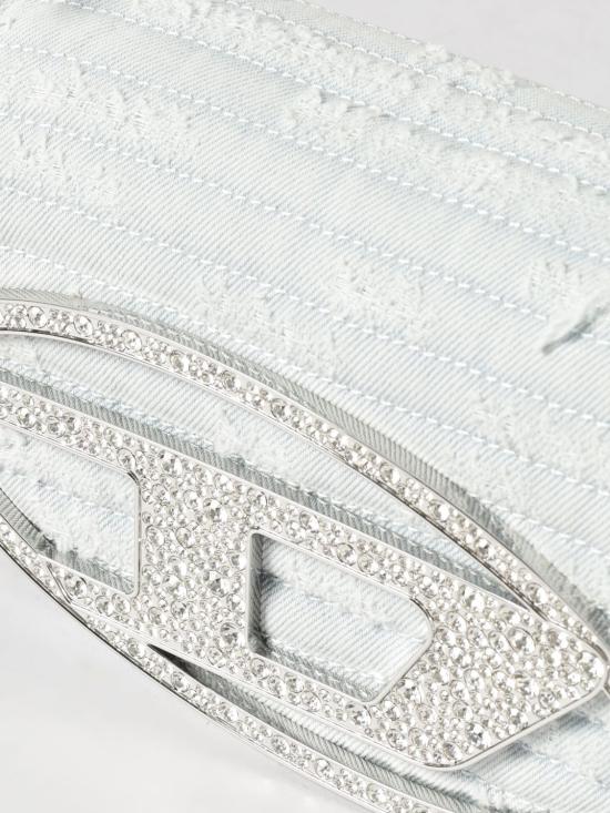 26SS 디젤 투명 TPU 아이코닉 숄더백 X08396P8771 HB179 Grey - DIESEL