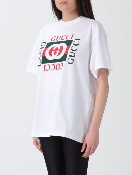 26SS 구찌 프린트 반팔 티셔츠 788093XJGL3 9669 White - GUCCI