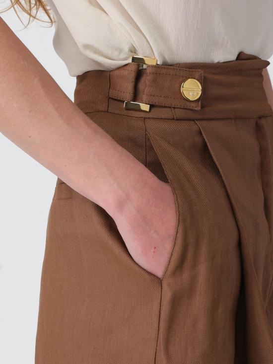 26SS 엘리자베타프랜치 숏팬츠 SH01162E2 600 Brown - ELISABETTA FRANCHI