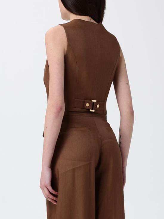 26SS 엘리자베타프랜치 베스트 GL00862E2 600 Brown - ELISABETTA FRANCHI