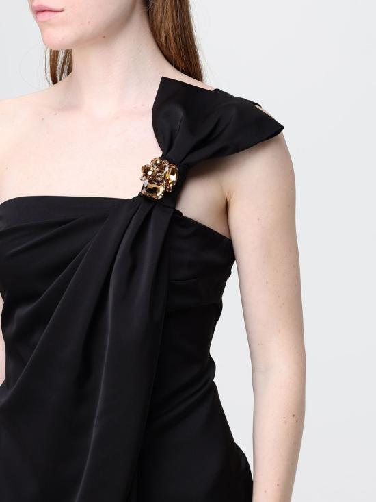 26SS H 꾸뛰르 롱 원피스 HV38754647 NERO Black - H COUTURE