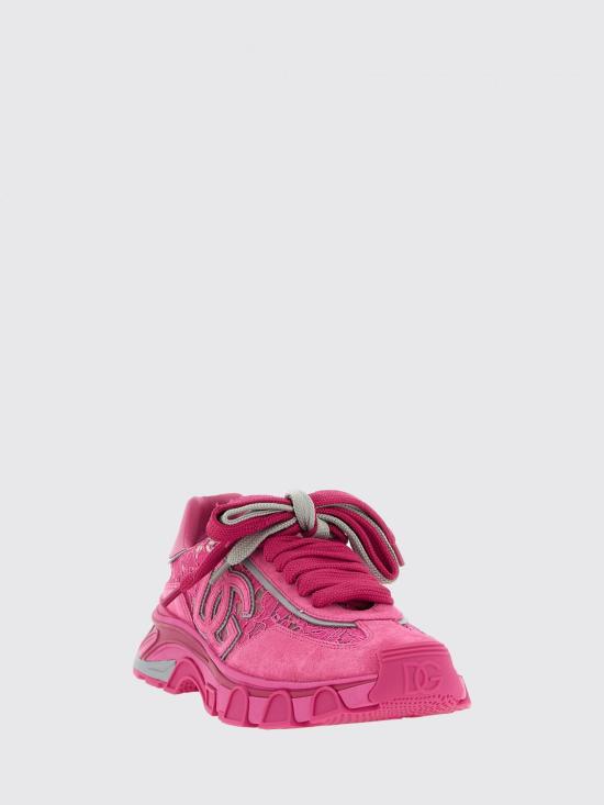 26SS 돌체앤가바나 DG 컨트리 로드 패드릭 스니커즈 CK2417AO189 8P750 Fuchsia - DOLCE & GABBANA