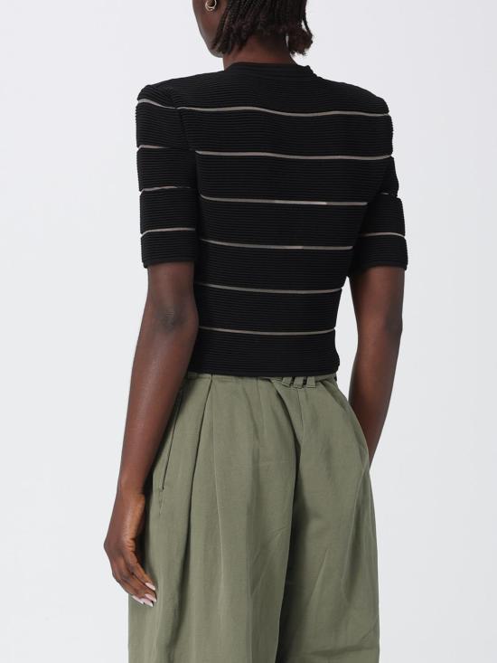 26SS 발망 스웨터 GF0KL285KJ75 0PA Black - BALMAIN