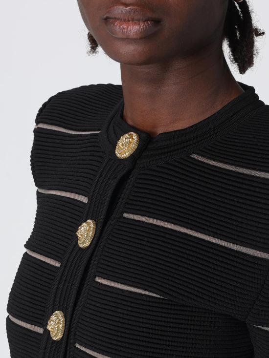 26SS 발망 스웨터 GF0KL285KJ75 0PA Black - BALMAIN