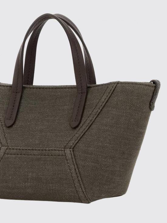 26SS 브루넬로 쿠치넬리 토트백 MB25D2675 C004 Military - BRUNELLO CUCINELLI