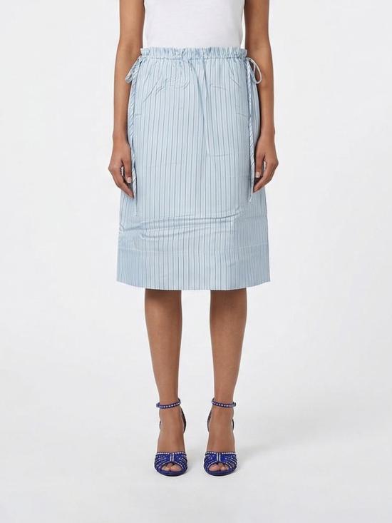 26SS 토템 미디 스커트 261WRB0281FB0553 339 Ice