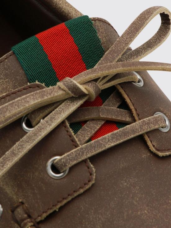 26SS 구찌 보트 슈즈 860008AAF59 2273 Brown - GUCCI