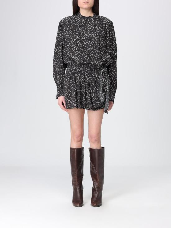 26SS 이자벨마랑에뚜왈 숏 원피스 RO1001FAD1J07E 01BK Black