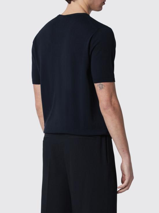 26SS 로베르토 콜리나 스웨터 261MYA10021 10 Blue - ROBERTO COLLINA