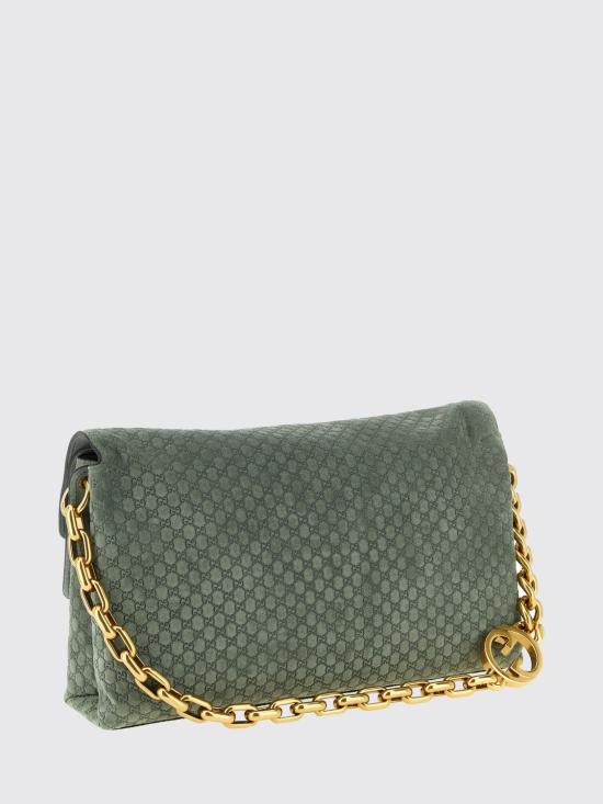 26SS 구찌 체인 라지 숄더백 857362AAF0P 3403 Green - GUCCI