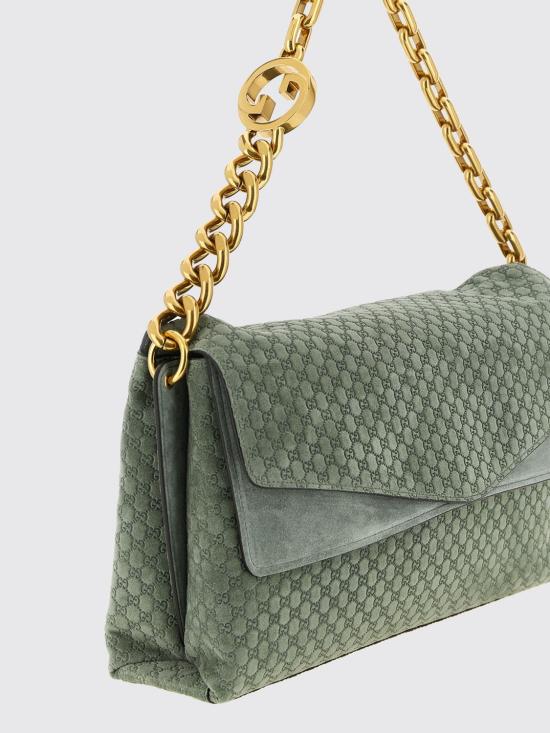 26SS 구찌 체인 라지 숄더백 857362AAF0P 3403 Green - GUCCI