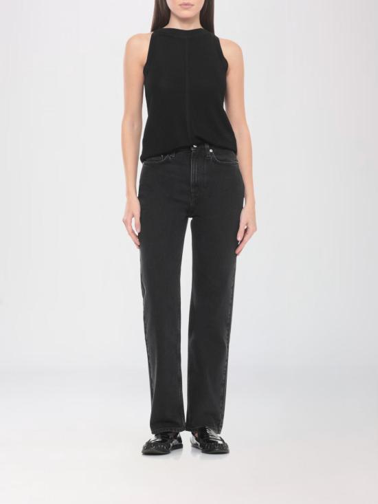 26SS 루루 드 세종 데님 팬츠 JUDELDS WASHED GREY Black - LOULOU DE SAISON