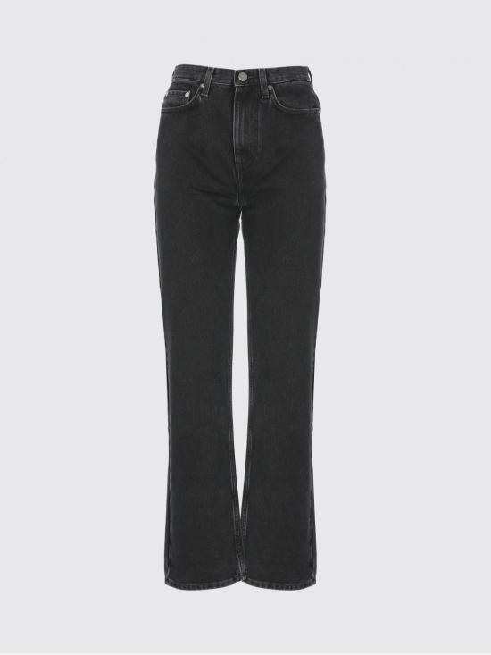 26SS 루루 드 세종 데님 팬츠 JUDELDS WASHED GREY Black - LOULOU DE SAISON