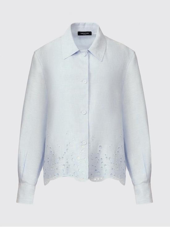 26SS 파비아나 필리피 린넨 캔버스 재킷 GCD276F665M178 5156 Gnawed Blue - FABIANA FILIPPI