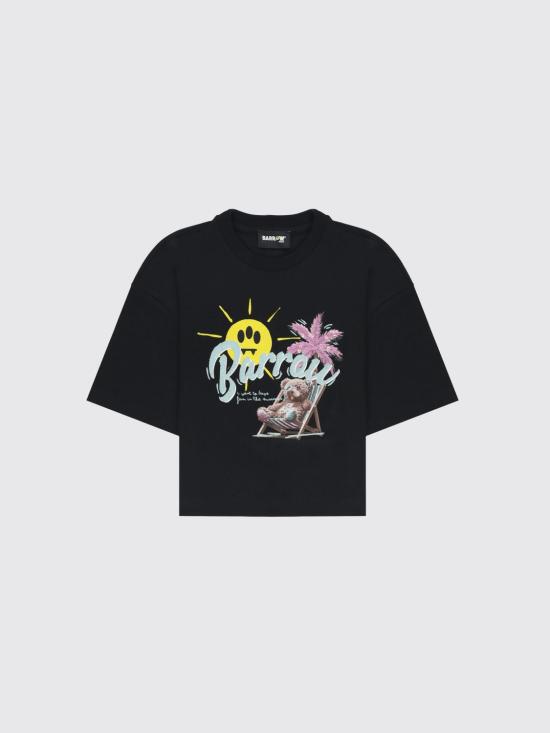26SS [키즈] 바로우 티셔츠 S6BKJGTH240 110 Black