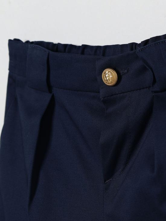 26SS [키즈] 발망 쇼츠/버뮤다 BY6679G0197 620 Blue - BALMAIN