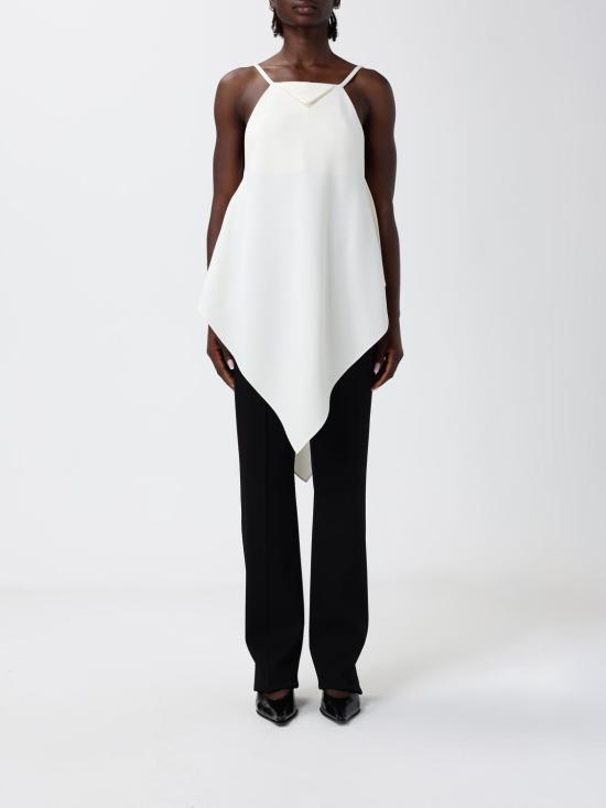 26SS 발렌시아가 민소매 티셔츠 872352TUT14 9002 White