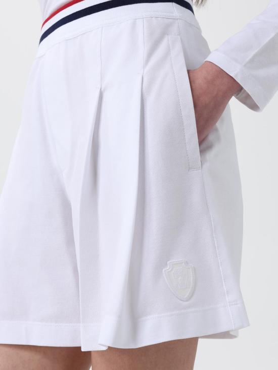 26SS 브루넬로 쿠치넬리 숏팬츠 ML944P9197 C159 White - BRUNELLO CUCINELLI