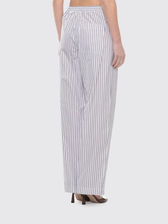 26SS 루루 드 세종 트레이닝/조거 팬츠 CISCO DARK RED LIGHT BLUE Red - LOULOU DE SAISON