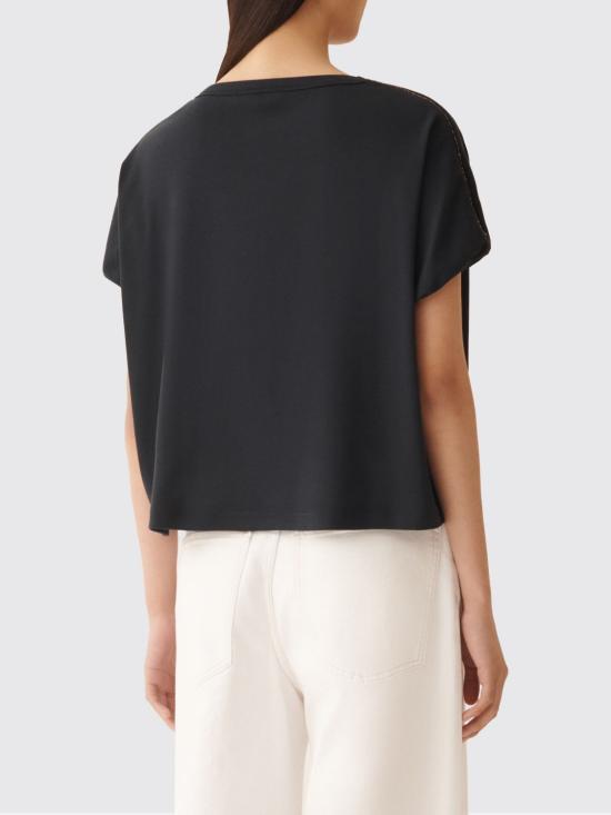 26SS 파비아나 필리피 반팔 티셔츠 JED276F568M209 5146 Blue - FABIANA FILIPPI