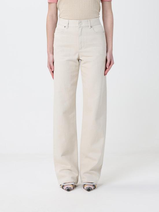 26SS 펜디 데님 팬츠 FLP882AOHV F1W0T Yellow Cream