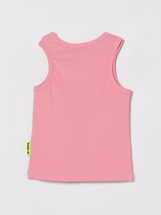 26SS [키즈] 바로우 티셔츠 S6BKJGTA021 BW311 Pink - BARROW