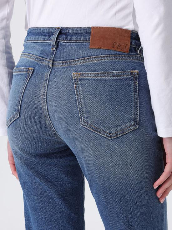 26SS 페이 데님 팬츠 NTW8252505LZDZ U210 Gnawed Blue - FAY