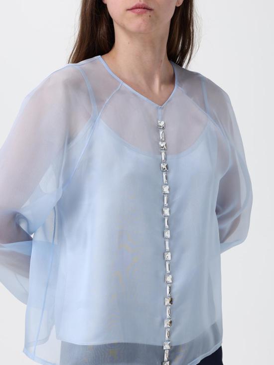 26SS 파비아나 필리피 블라우스 TPD266F297L770 5154 Water - FABIANA FILIPPI