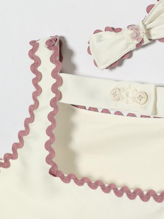 26SS [키즈] 시모네타 원피스 SY1B02S0251 102RS Ivory - SIMONETTA