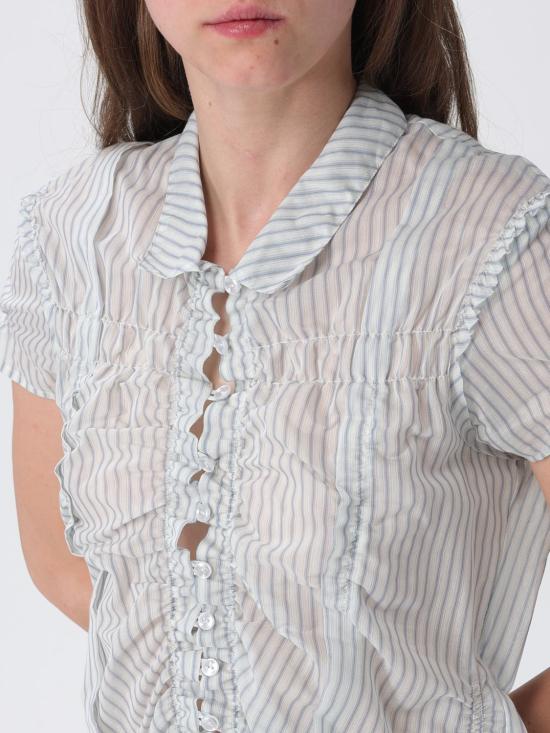 26SS 로우클래식 블라우스 LCPS26TO01158 0818 Blue - LOW CLASSIC