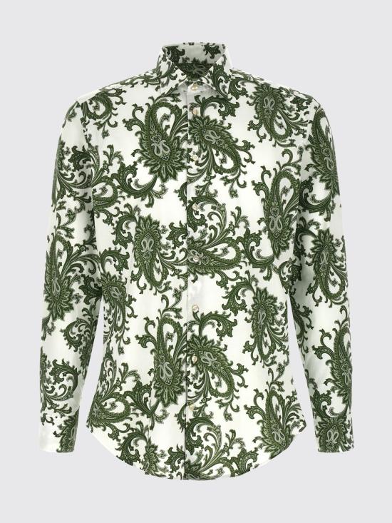 26SS 에트로 긴팔 셔츠 MRIB000599SAEG7 X0802 Green - ETRO