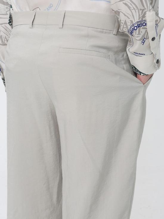 26SS 엠포리오 아르마니 스트레이트 팬츠 EM005059TE20387 U1094 Black - EMPORIO ARMANI