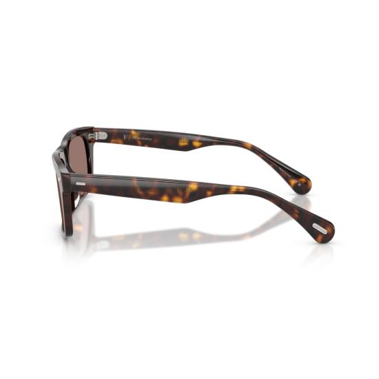 26SS 올리버피플스 선글라스 0Ov5596su 금속 장식이 있는 직사각형 호피무늬 아세테이트 - OLIVER PEOPLES