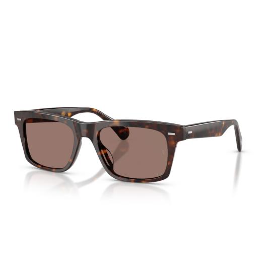 26SS 올리버피플스 선글라스 0Ov5596su 금속 장식이 있는 직사각형 호피무늬 아세테이트 - OLIVER PEOPLES