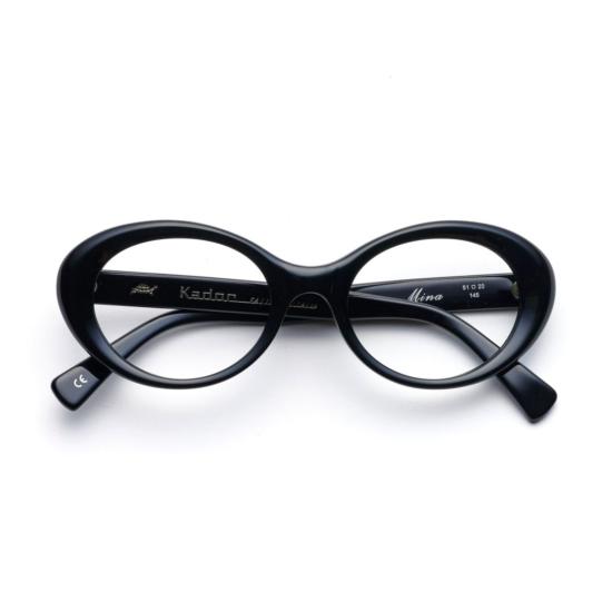  카돌 안경 미나 타원형 프레임 , 대담한 광택 마감