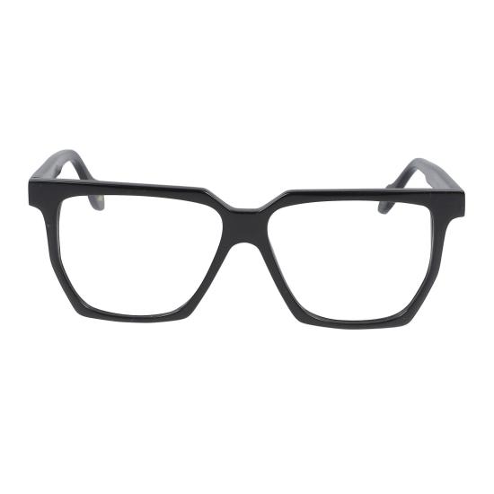  카돌 안경 샤를리즈 라이트의 기하학적 블랙 프레임  (각진 디자인)