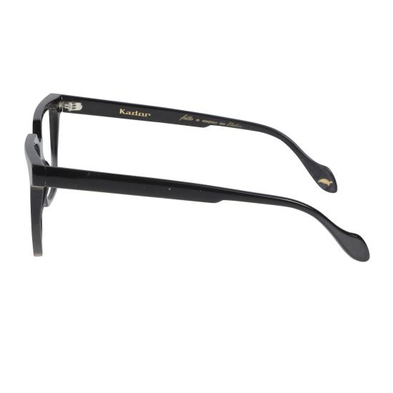  카돌 안경 샤를리즈 라이트의 기하학적 블랙 프레임  (각진 디자인) - KADOR