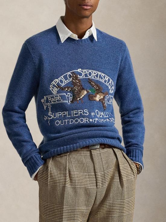 26SS 랄프 로렌 스웨터 710P03175 001 Blu - RALPH LAUREN