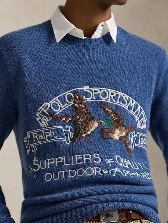 26SS 랄프 로렌 스웨터 710P03175 001 Blu - RALPH LAUREN