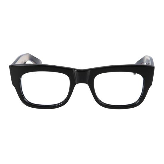  카돌 안경 시간이 흘러도 변치 않는 대담한 직사각형 , 유광 블랙 마감