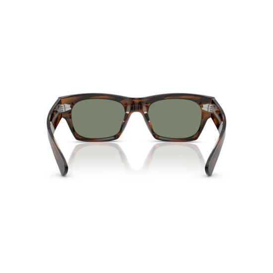 26SS 올리버피플스 선글라스 0Ov5514su 실버 액센트가 있는 직사각형 호피무늬 아세테이트 - OLIVER PEOPLES