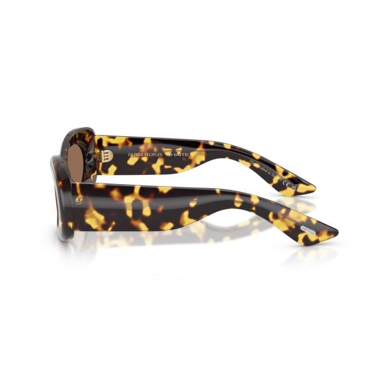 26SS 올리버피플스 선글라스 0Ov5606su 타원형 호피무늬 , 대담한 레트로 디자인 - OLIVER PEOPLES