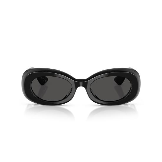 26SS 올리버피플스 선글라스 0Ov5606su 골드 액센트가 있는 오버사이즈 블랙 아세테이트