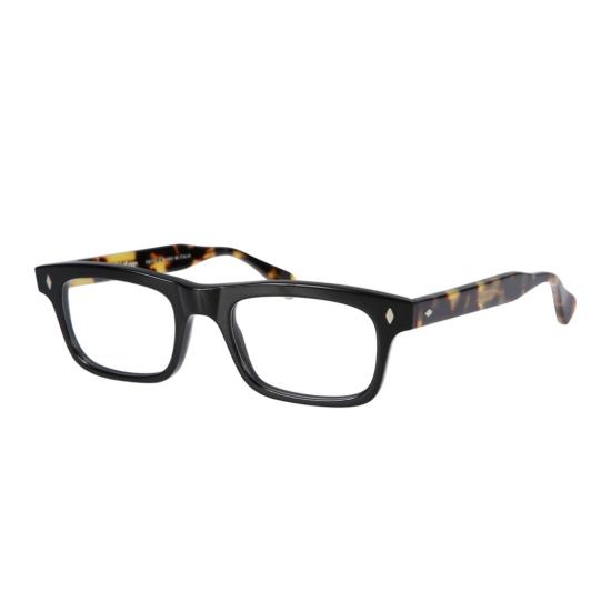  카돌 안경 유광 블랙 프레임의 니키 직사각형 안경 - KADOR