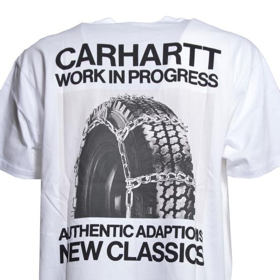 26SS 칼하트 WIP 숏슬리브 션 해밀턴 03 티셔츠 I036270 02XX Bianco - CARHARTT WIP