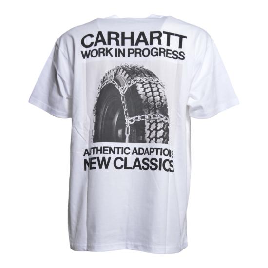 26SS 칼하트 WIP 숏슬리브 션 해밀턴 03 티셔츠 I036270 02XX Bianco - CARHARTT WIP